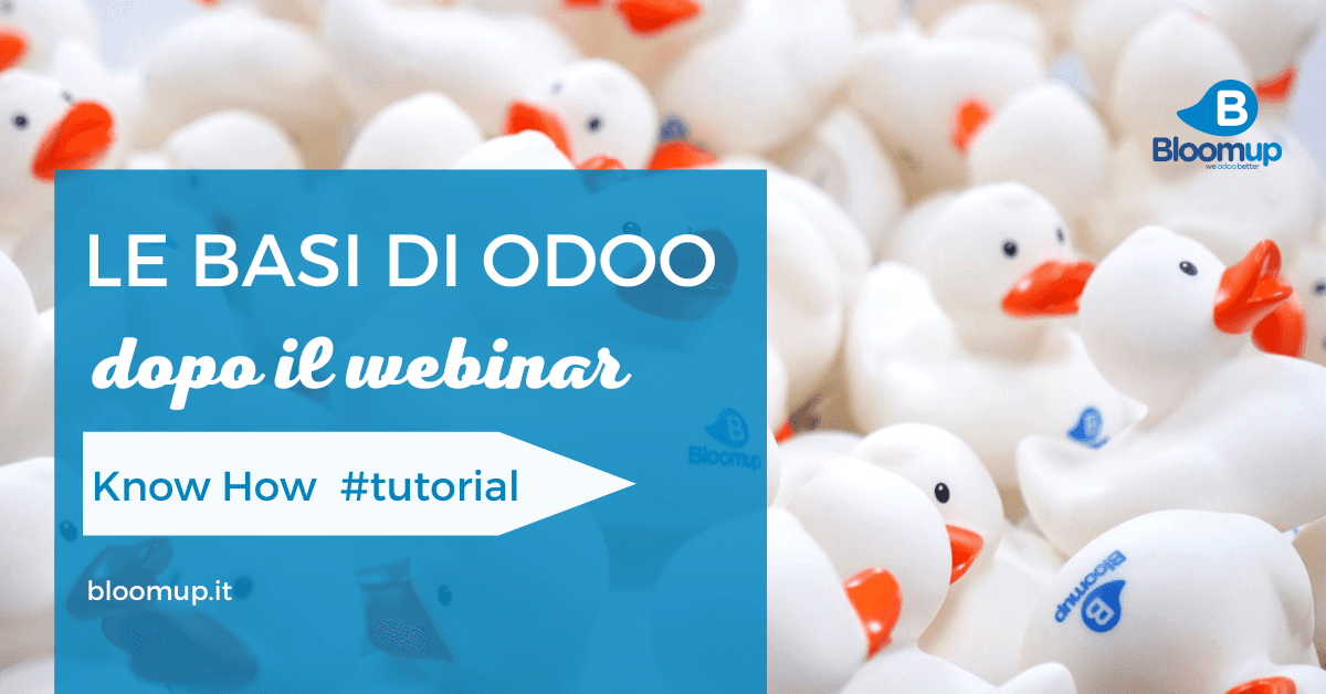 Le basi di Odoo..dopo il webinar
