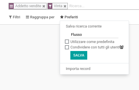 save search in Odoo